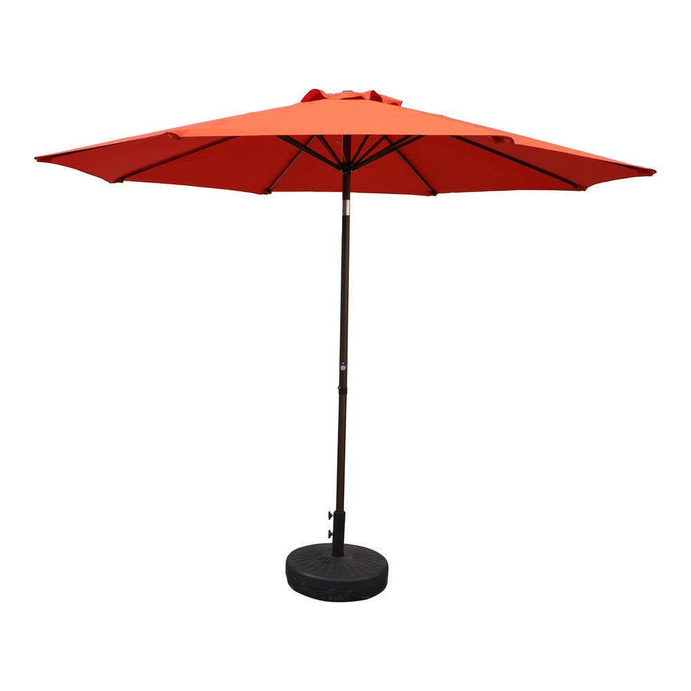 St. Kitts Aluminum 10-foot Patio Umbrella, Terra Cotta