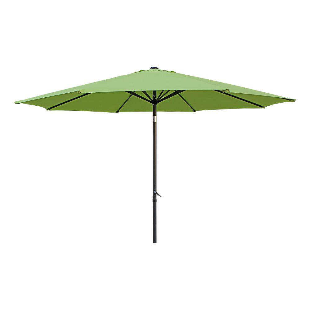 St. Kitts Aluminum 11.5-foot Patio Umbrella, Light Green