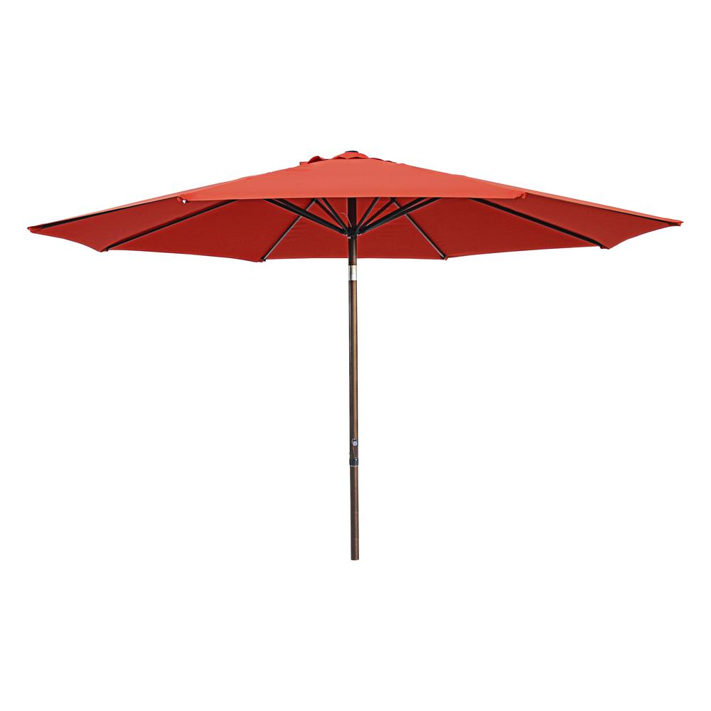 St. Kitts Aluminum 11.5-foot Patio Umbrella, Terra Cotta