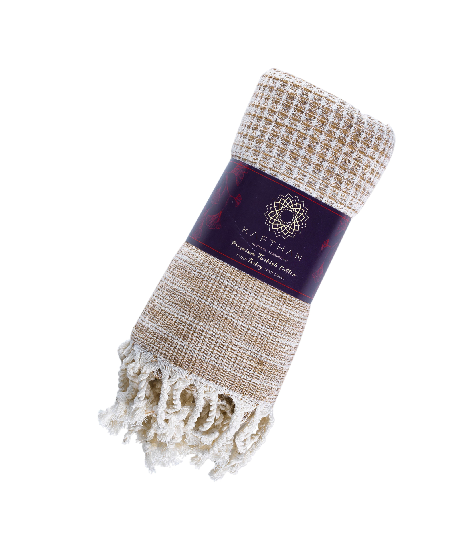 Magical Waffle Premium Cotton Turkish Towel [Bath & Beach Towel, Lightweight Blanket]