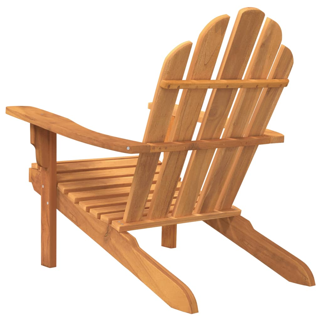 vidaXL Patio Adirondack Chair 31.1"x37.4"x36.2" Solid Wood Teak