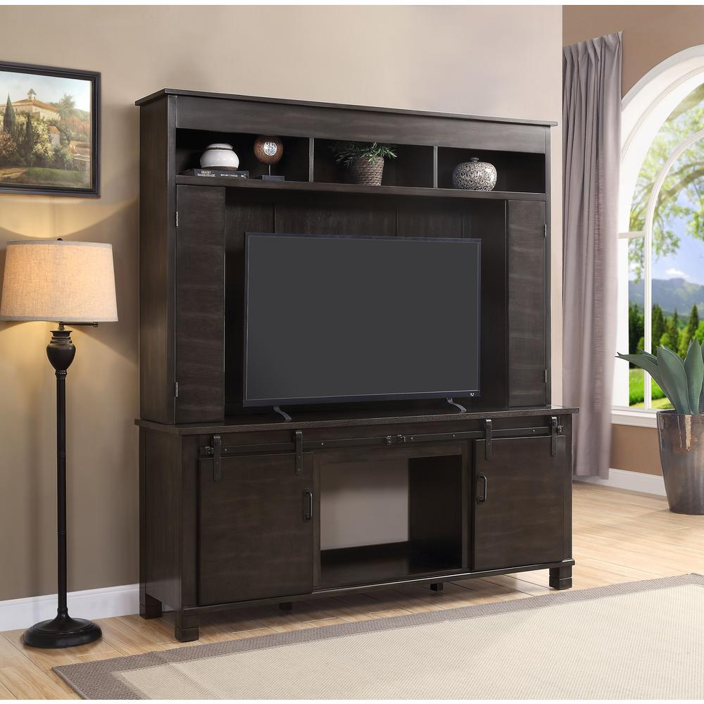 ACME Apison Entertainment Center w/Fireplace, Espresso