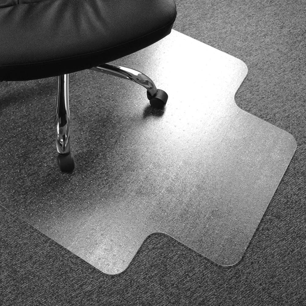 Vinyl Lipped Chair Mat for Carpets up to 3/8" - 45" x 53"