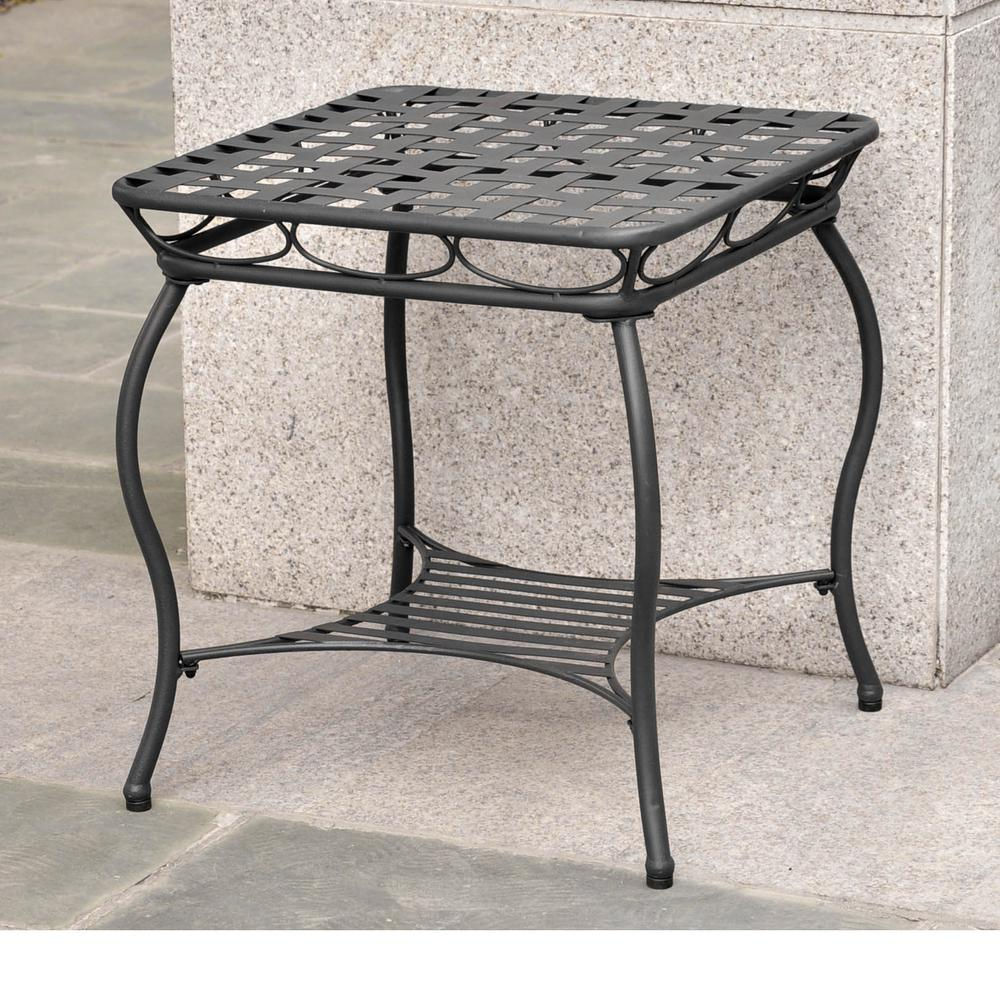 Santa Fe Iron Nailhead Side Table