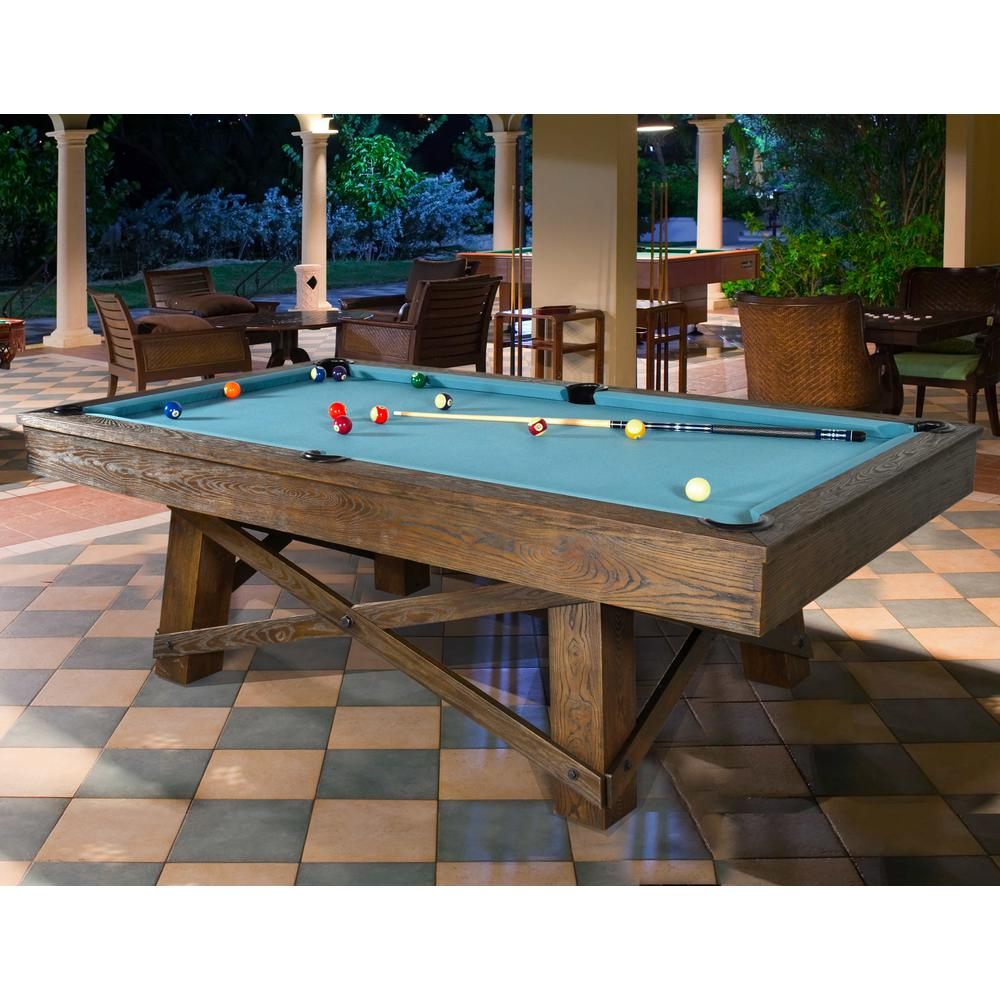 8ft Ashwood Slate Top Pool Table Craftsman