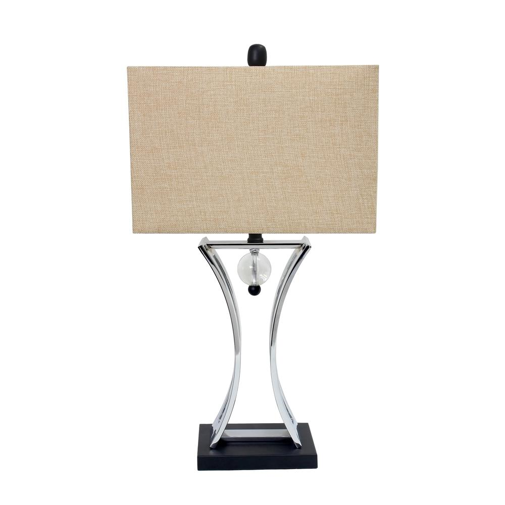 Chrome Executive Business Table Lamp