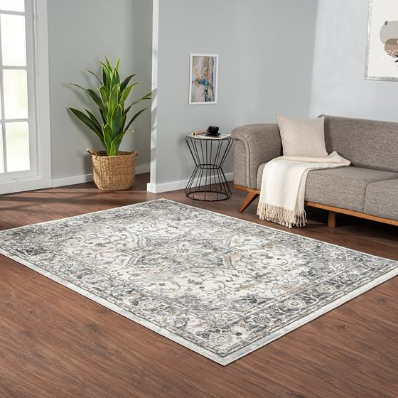 Medallion Woven Area Rug