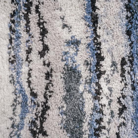 Watercolor Abstract Stripe Woven Area Rug