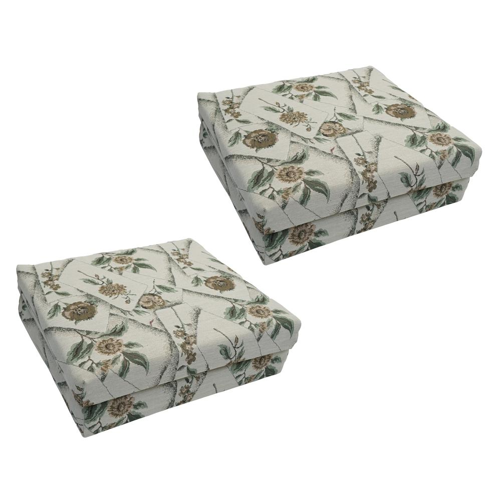 20-inch by 19-inch Patterned Outdoor Chair Cushions (Set of 4)  93454-4CH-OD-064