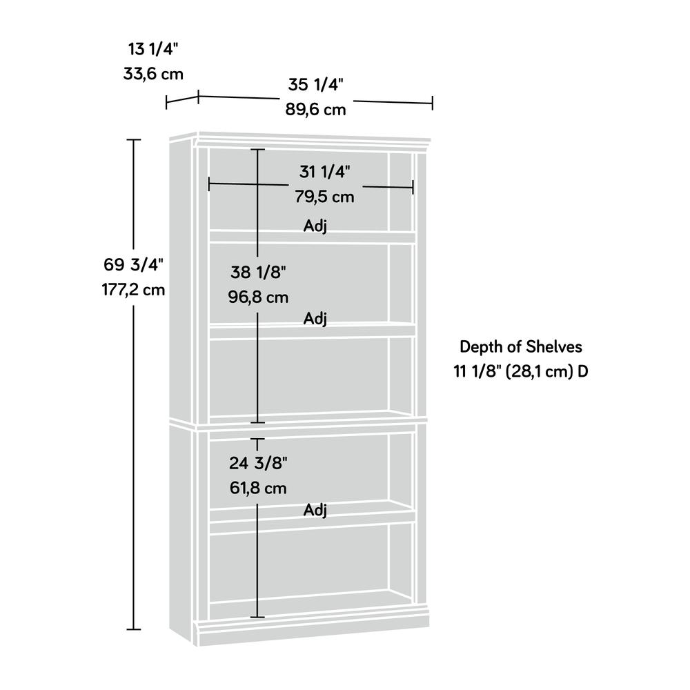 5 Shelf Bookcase