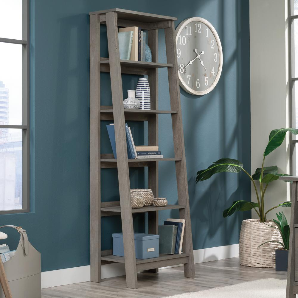 Trestle 5-Shelf Bookcase Mo