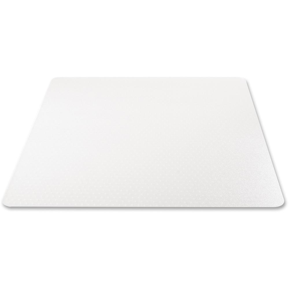 Deflecto EconoMat Chair Mat - Carpeted Floor - 48" Length x 36" Width x 0.063" Thickness - Rectangular - Polycarbonate - Clear - 1Each