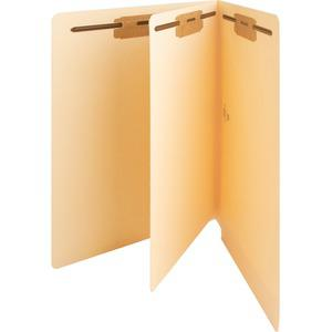 Business Source Letter Recycled Medical File Folder - 8 1/2" x 11" - 3/4" Expansion - 2" Fastener Capacity - End Tab Location - 10% Recycled - 40 / Box