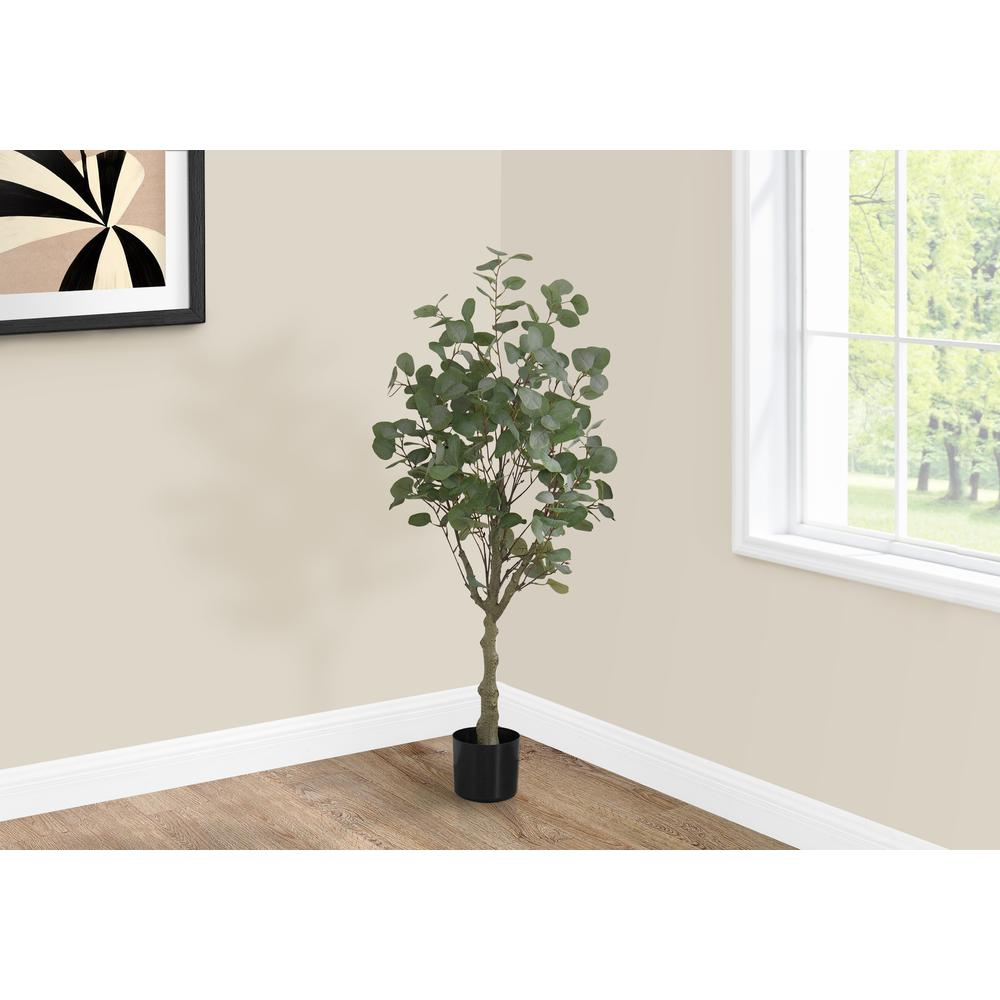 Artificial Plant, 46 Tall, Eucalyptus Tree, Indoor, Faux, Fake, Floor