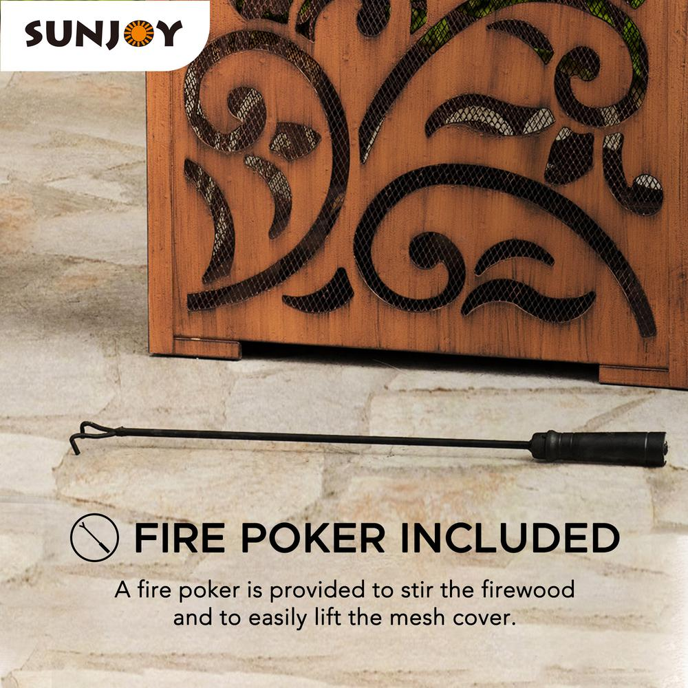 Sunjoy 26 Inch Fire Pit for Outside