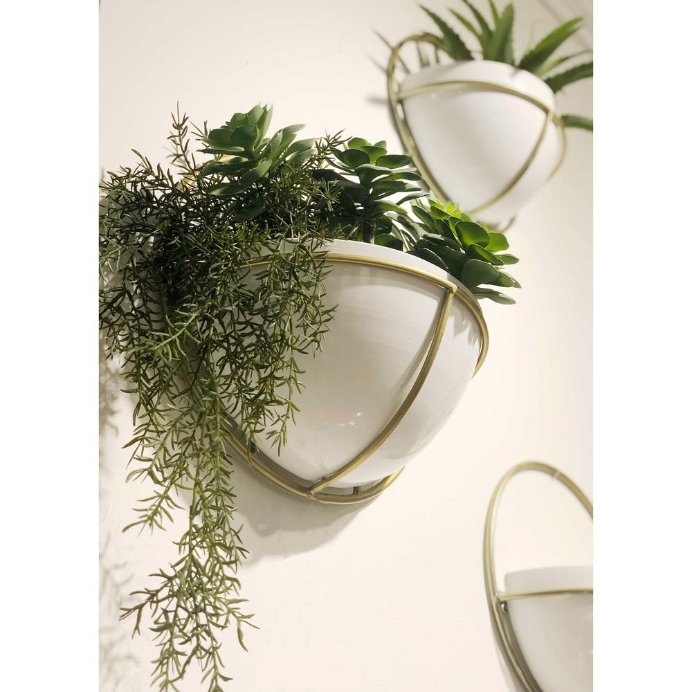 Adelia, S3 Metal Wall Planters