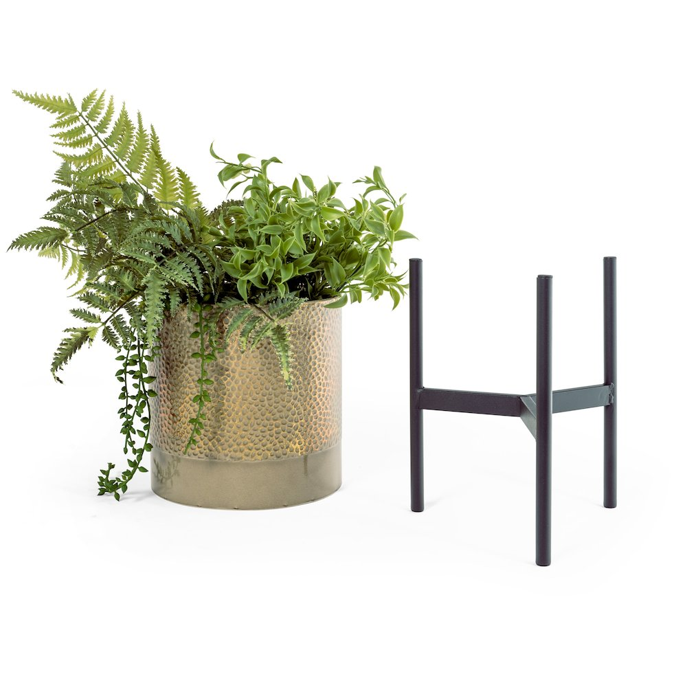 Ambre Metal Table Top Planters, S3