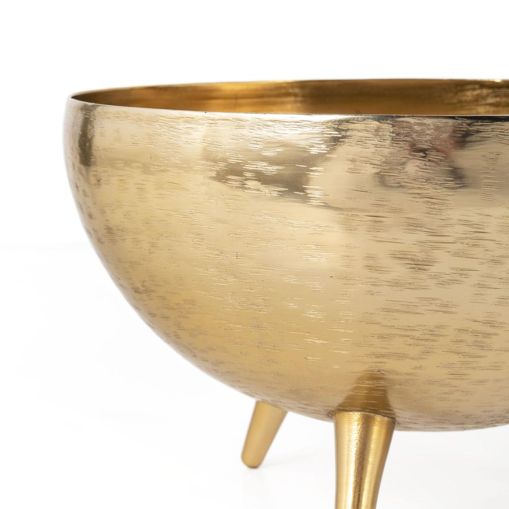 Yasmeen Gold Metal Planter Bowls, Set of 3