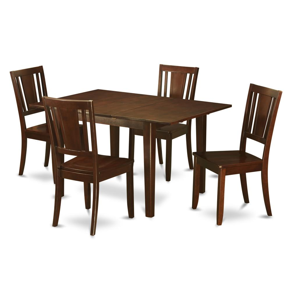 5  Pc  small  Kitchen  Table  with  4  Dining  Table  Chairs