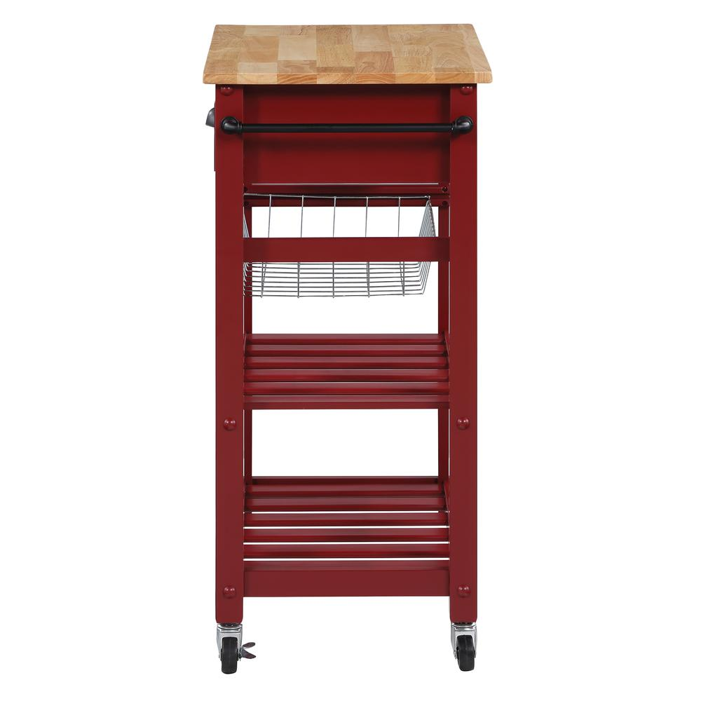 Hampton Kitchen Cart Red