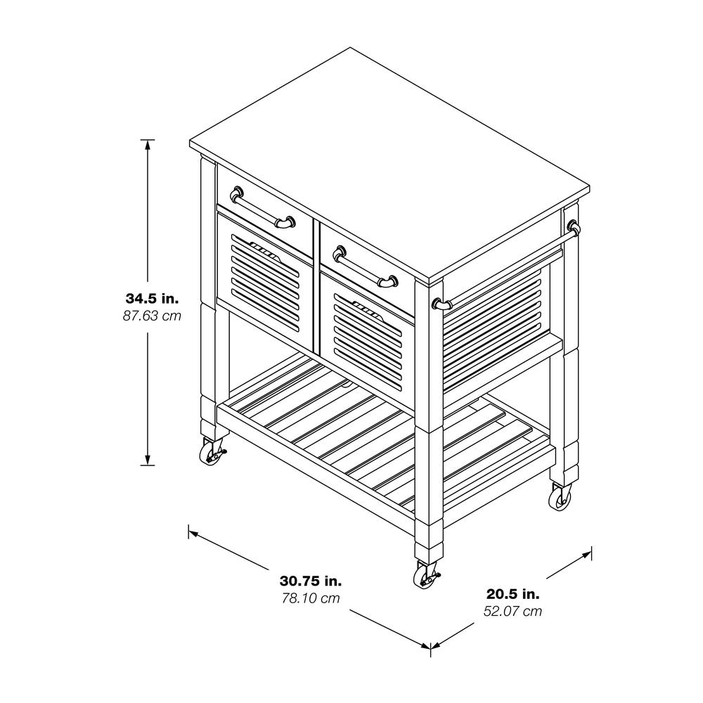 Stafford Kitchen Cart