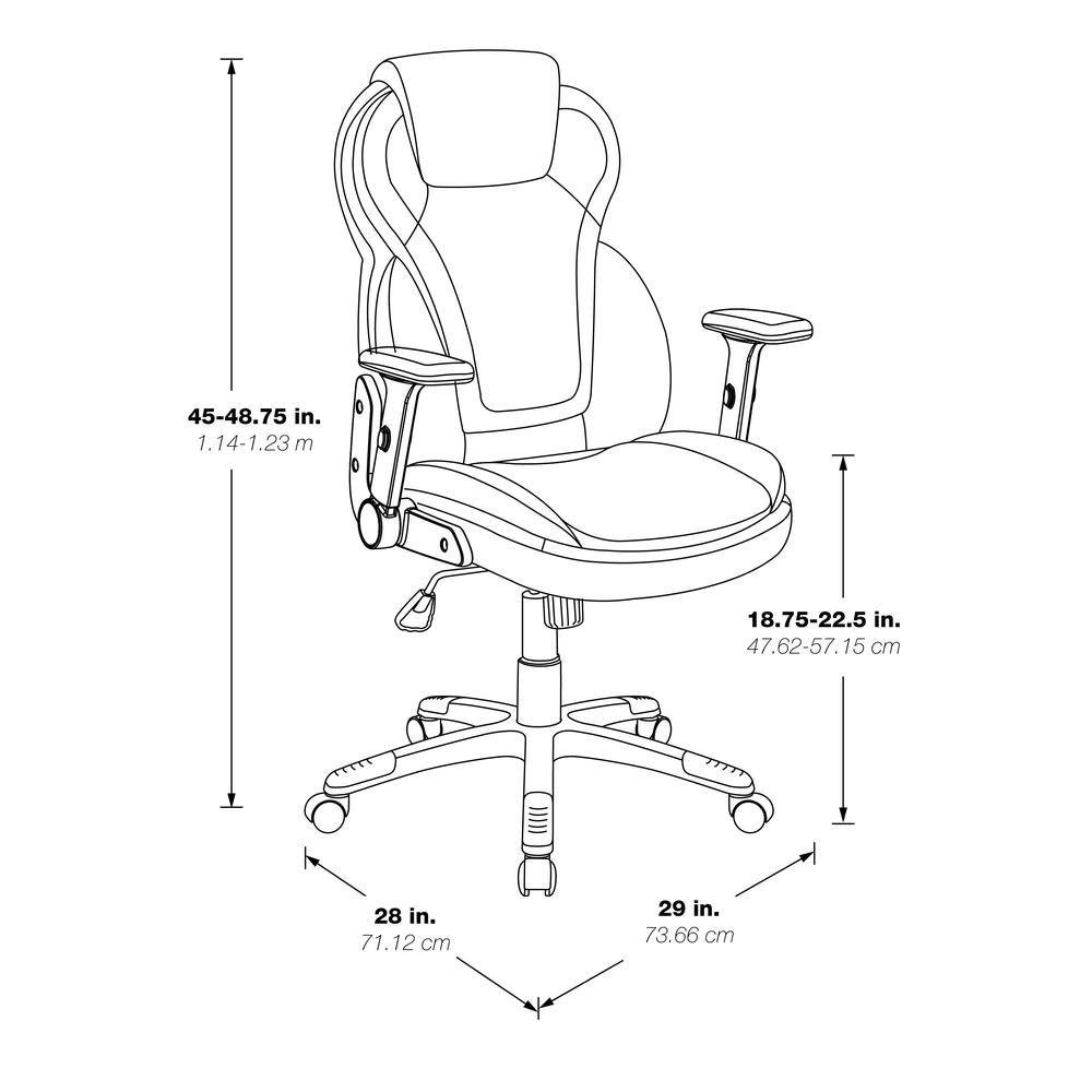 Exec Bonded Lthr Office Chair