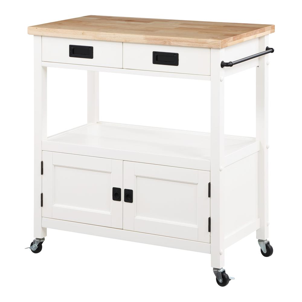 Radford Kitchen Cart White