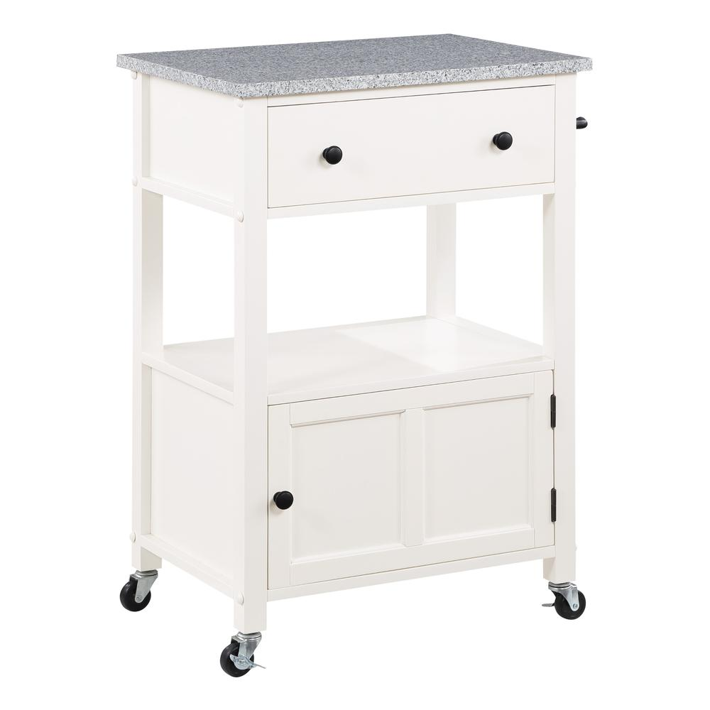 Fairfax Kitchen Cart White