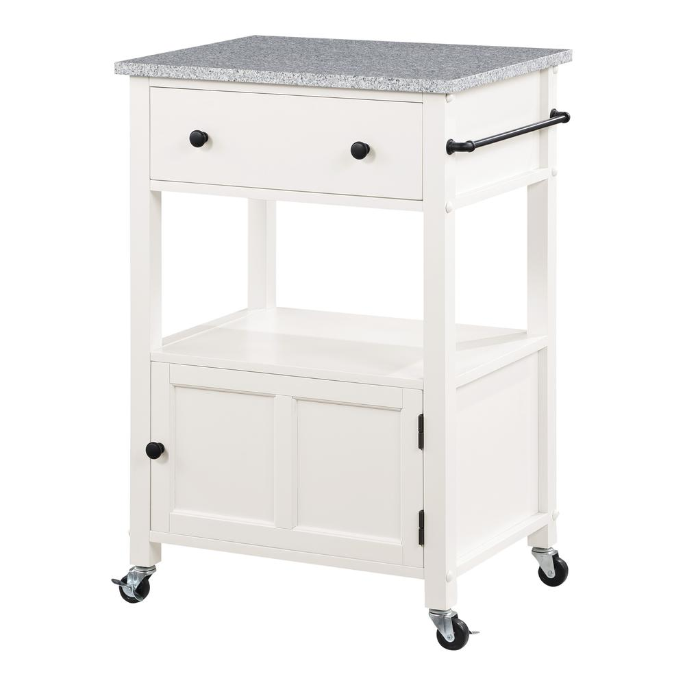 Fairfax Kitchen Cart White