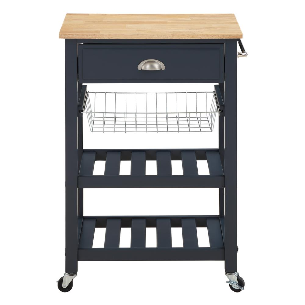 Hampton Kitchen Cart Blue