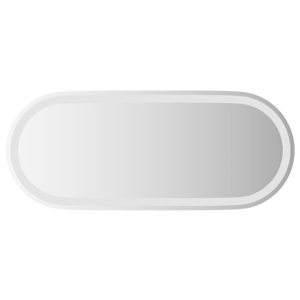 vidaXL LED Bathroom Mirror 35.4"x15.7" Oval