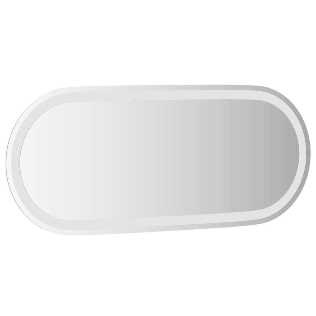 vidaXL LED Bathroom Mirror 35.4"x15.7" Oval