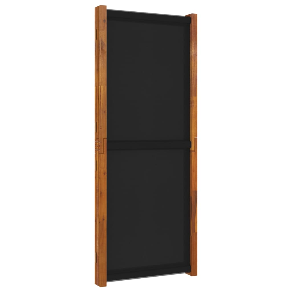 vidaXL 6-Panel Room Divider Black 165.4"x70.9"