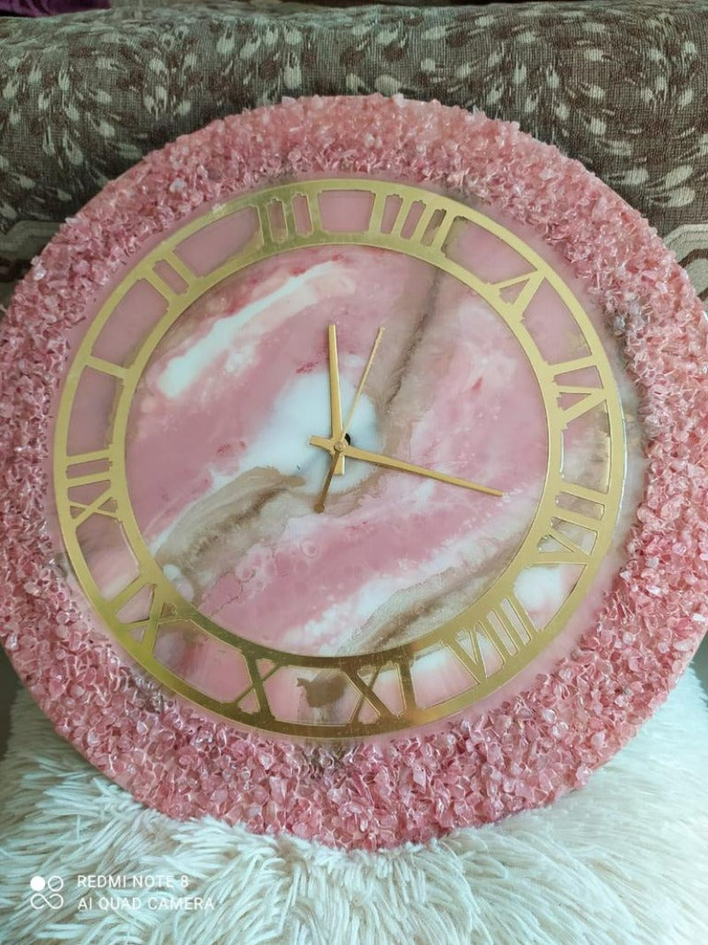 Handmade Sandstone Wall Clock