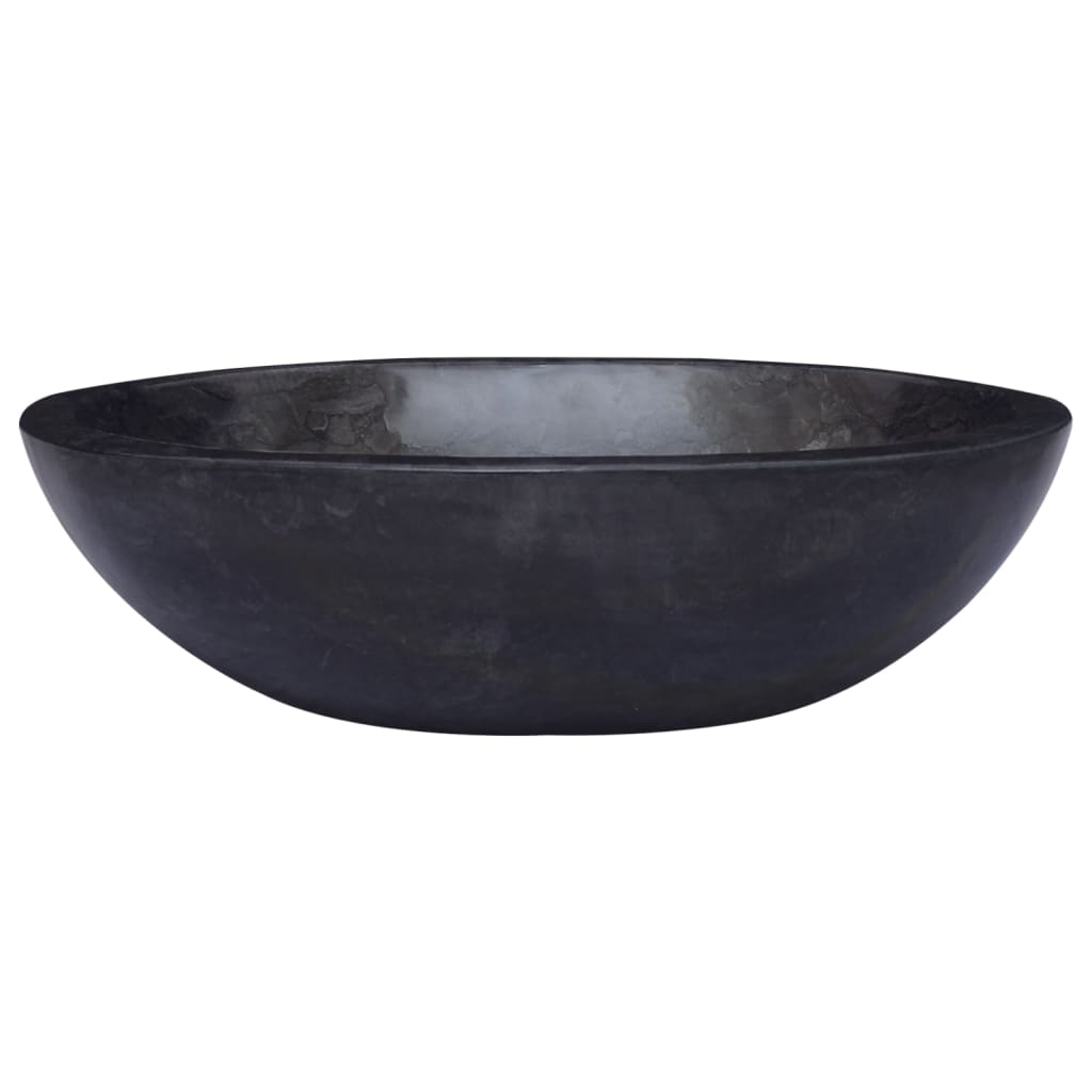 vidaXL Sink Black 20.9"x15.7"x5.9" Marble