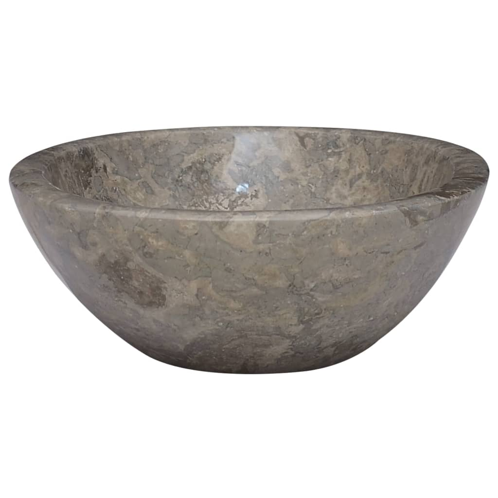 vidaXL Sink Gray 20.9"x15.7"x5.9" Marble