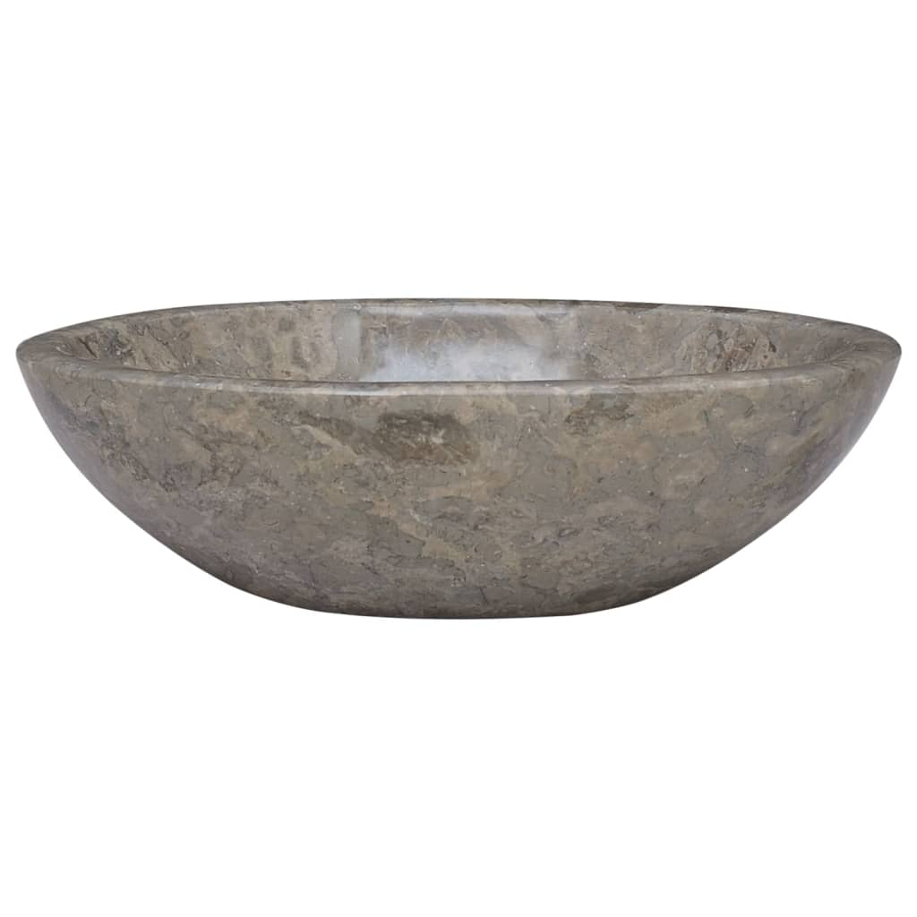 vidaXL Sink Gray 20.9"x15.7"x5.9" Marble