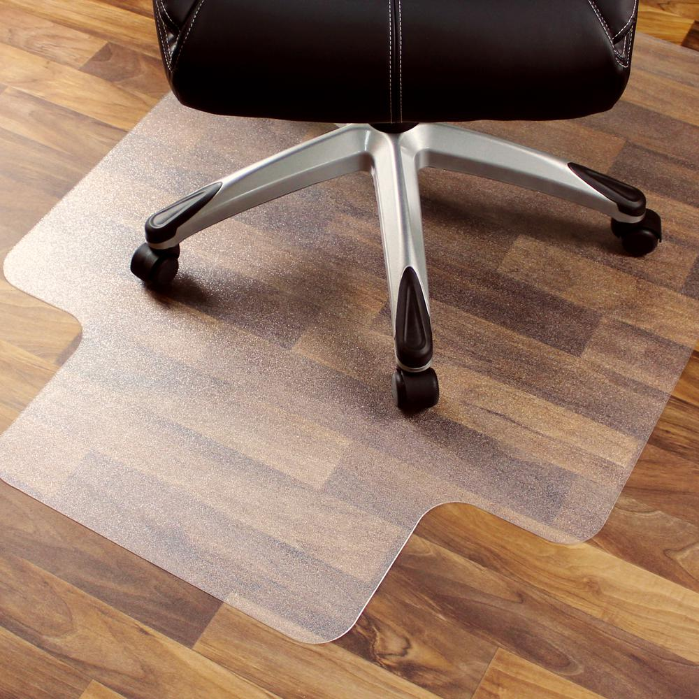 Enhanced Polymer Lipped Chair Mat for Hard Floors - 36" x 48"