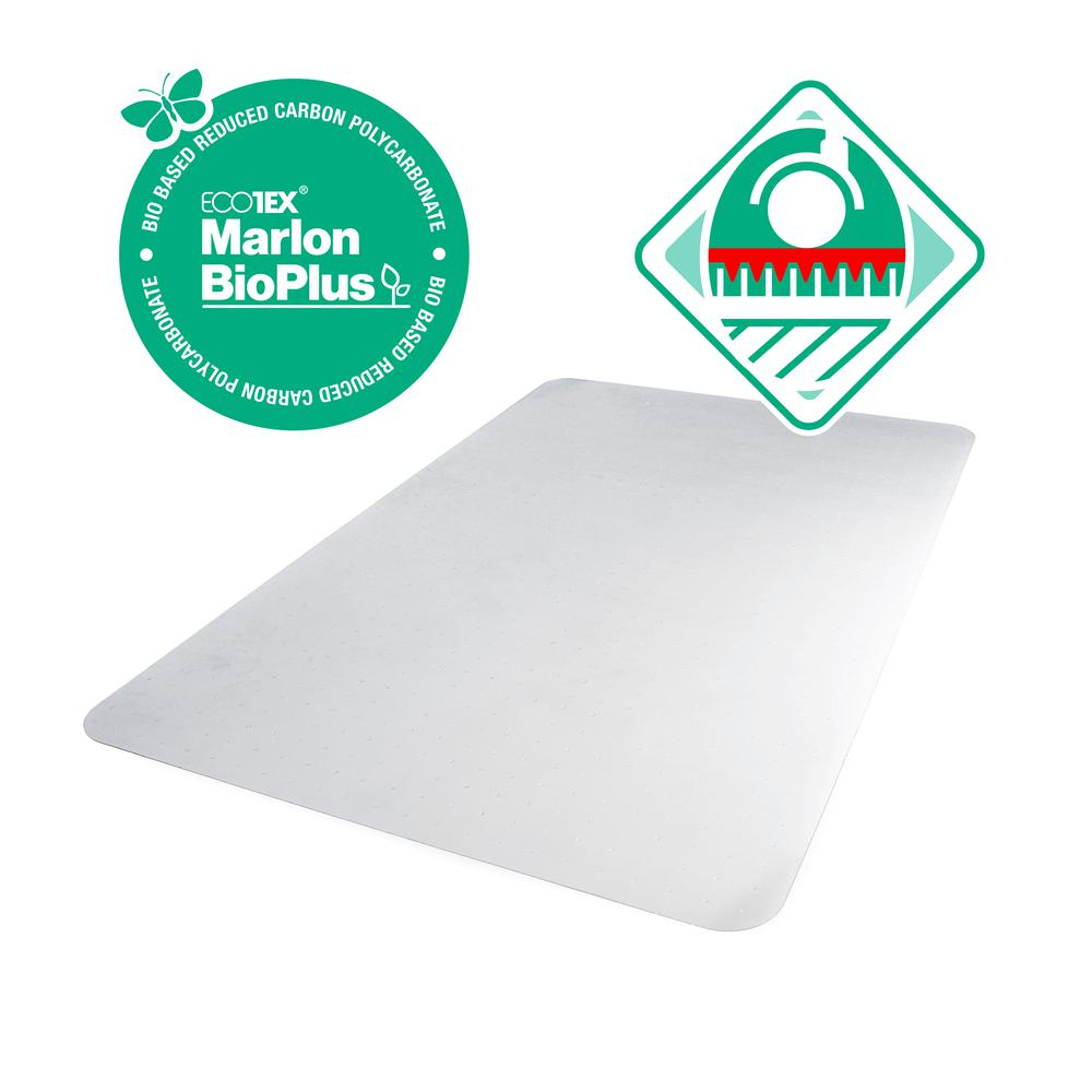 Carbon Neutral Polycarbonate Chair Mat for Carpet - 35" x 47"