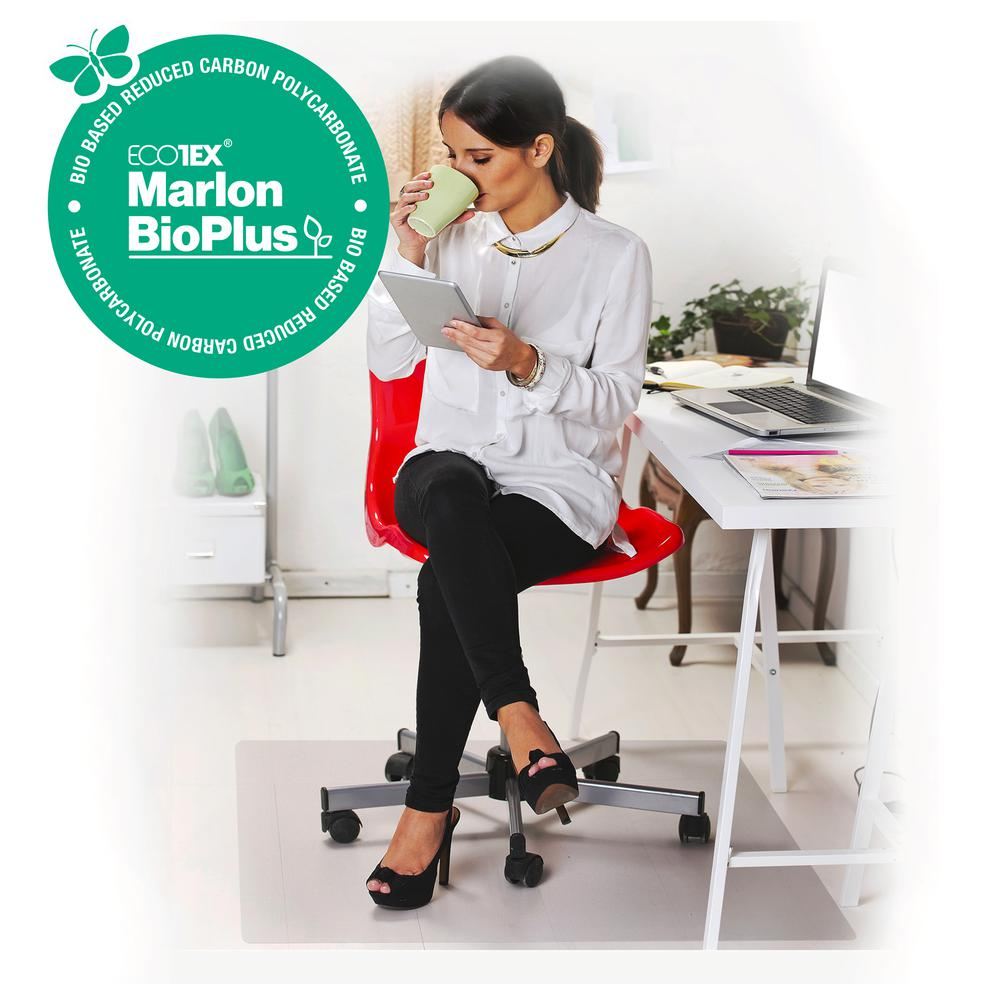 Carbon Neutral Polycarbonate Chair Mat for Hard Floors - 35" x 47"