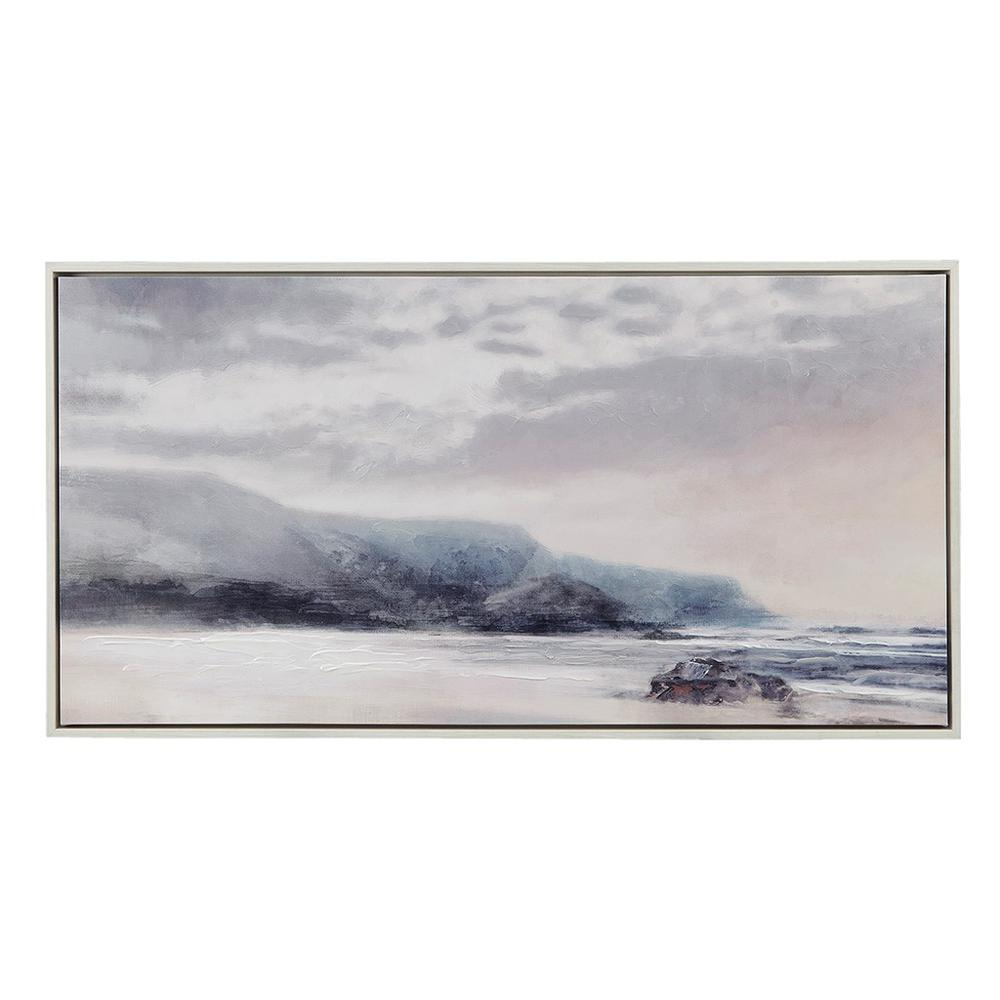 Hand Embellished Landscape Framed Canvas Wall Art