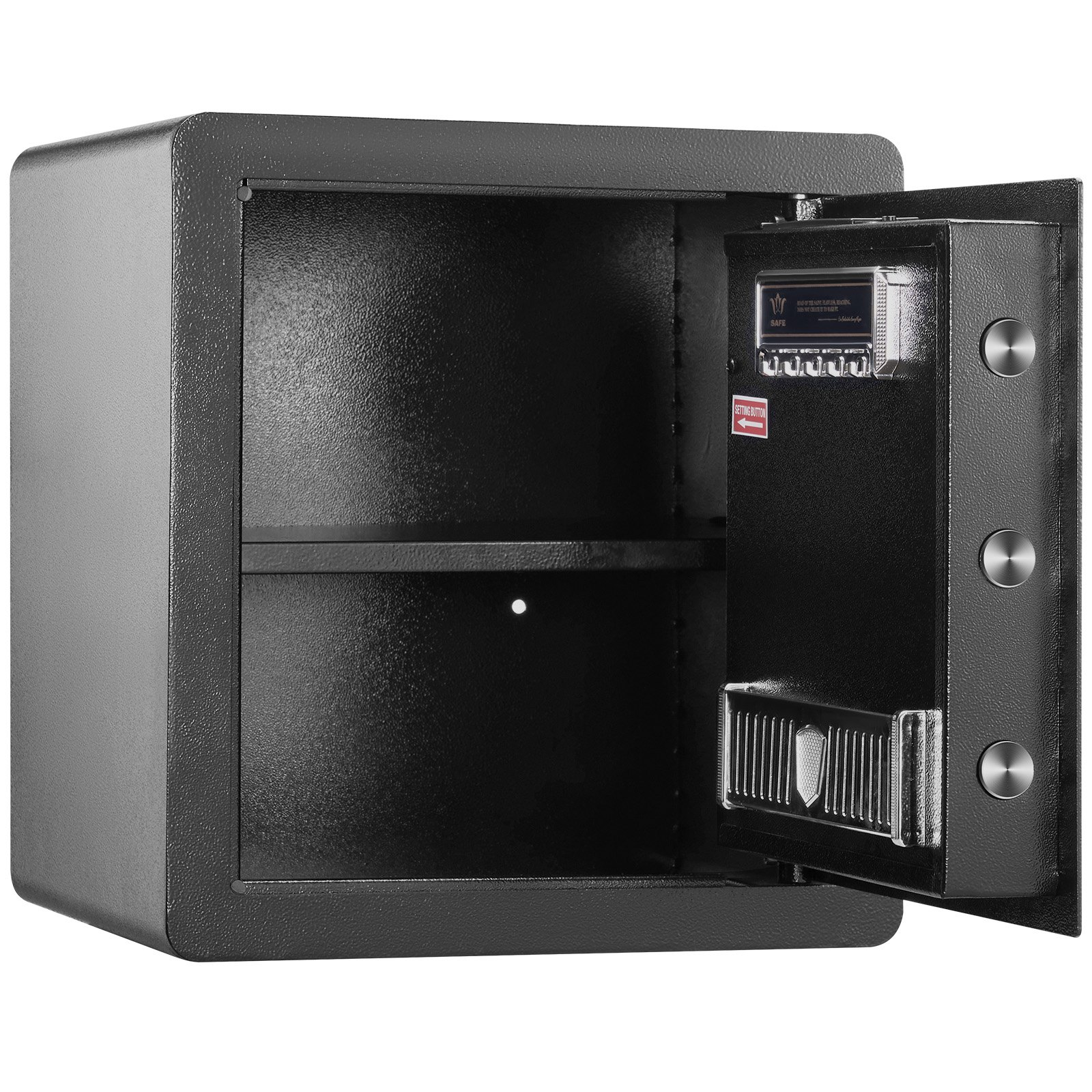 VEVOR Safe 1.8 Cubic Feet Home Safe Steel for Cash Gold 15.75x13x16.9 inch