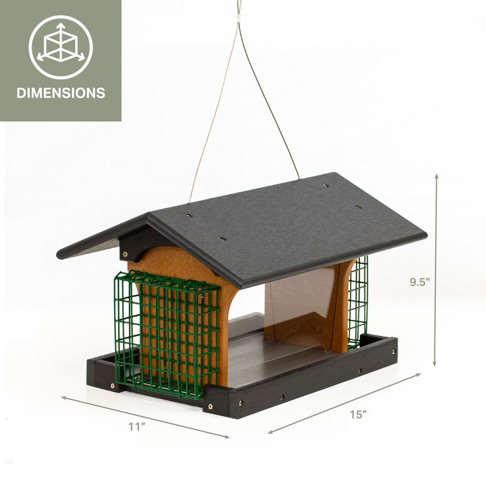 Deluxe Bird Feeder Made with High Density Poly Resin