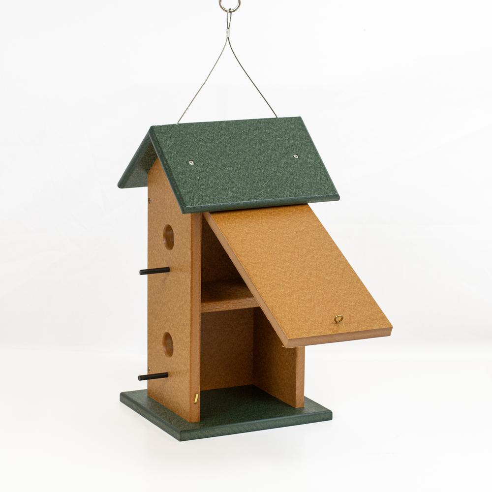 Double Bird House Made of High Density Poly Resin