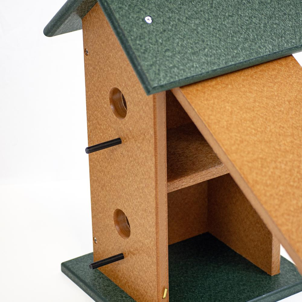 Double Bird House Made of High Density Poly Resin