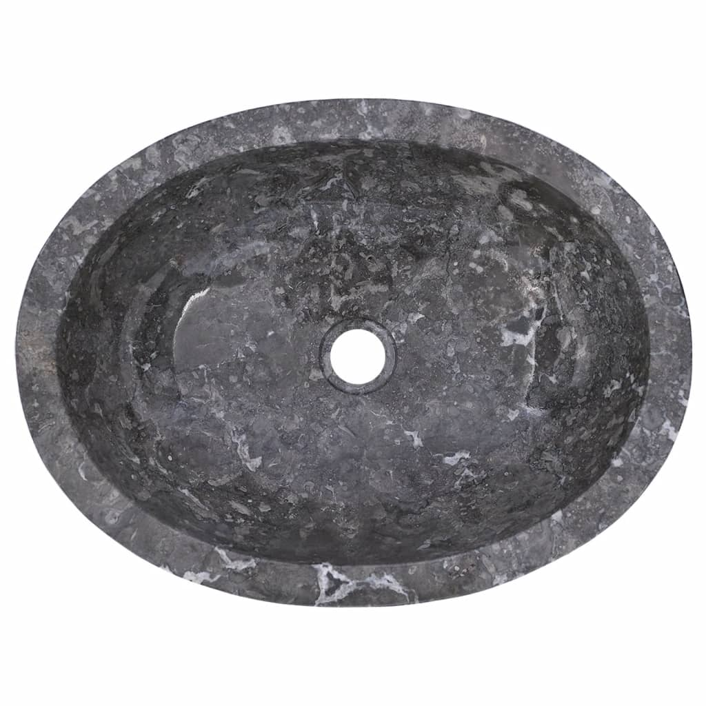 vidaXL Sink Gray 20.9"x15.7"x5.9" Marble