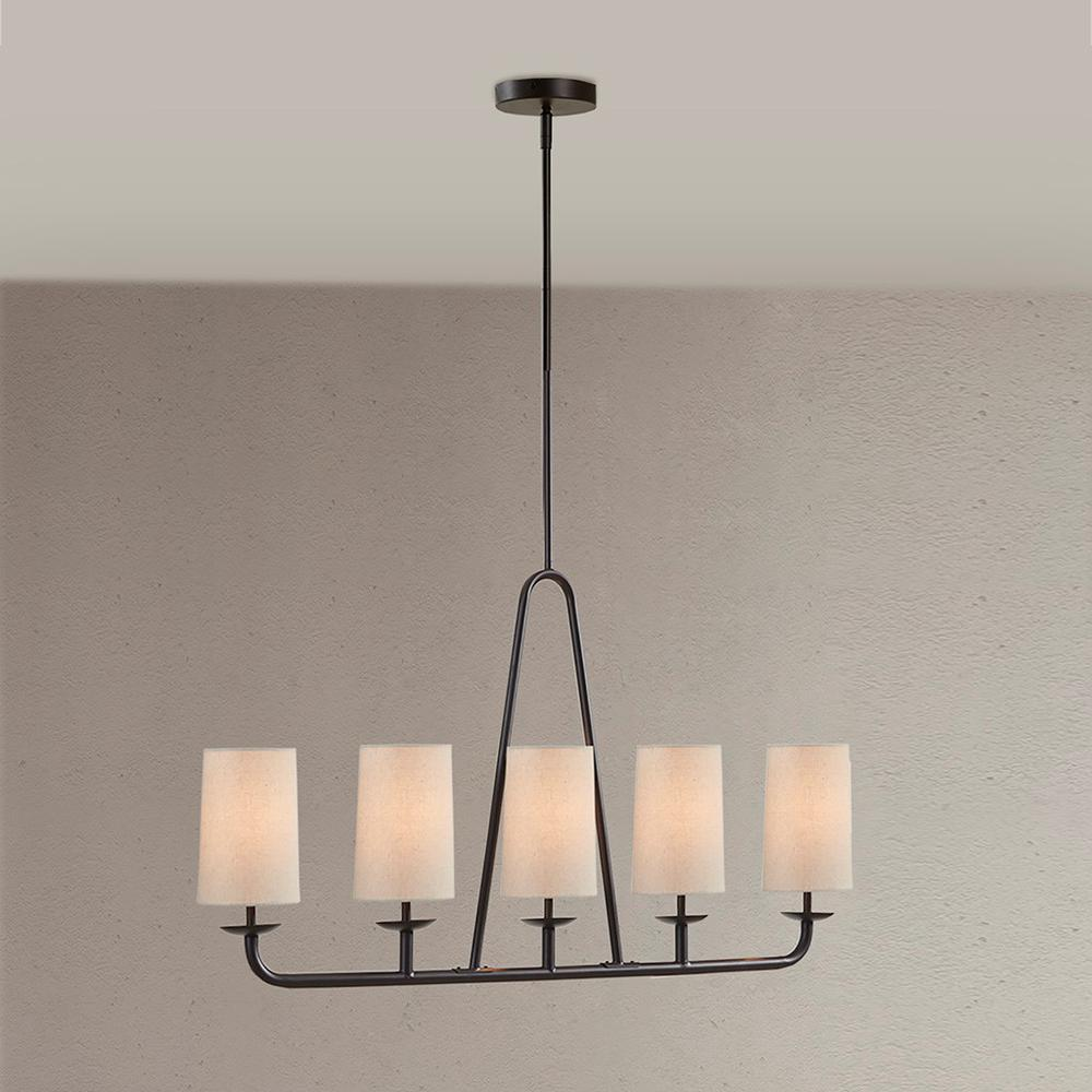 5-Light Linear Chandelier