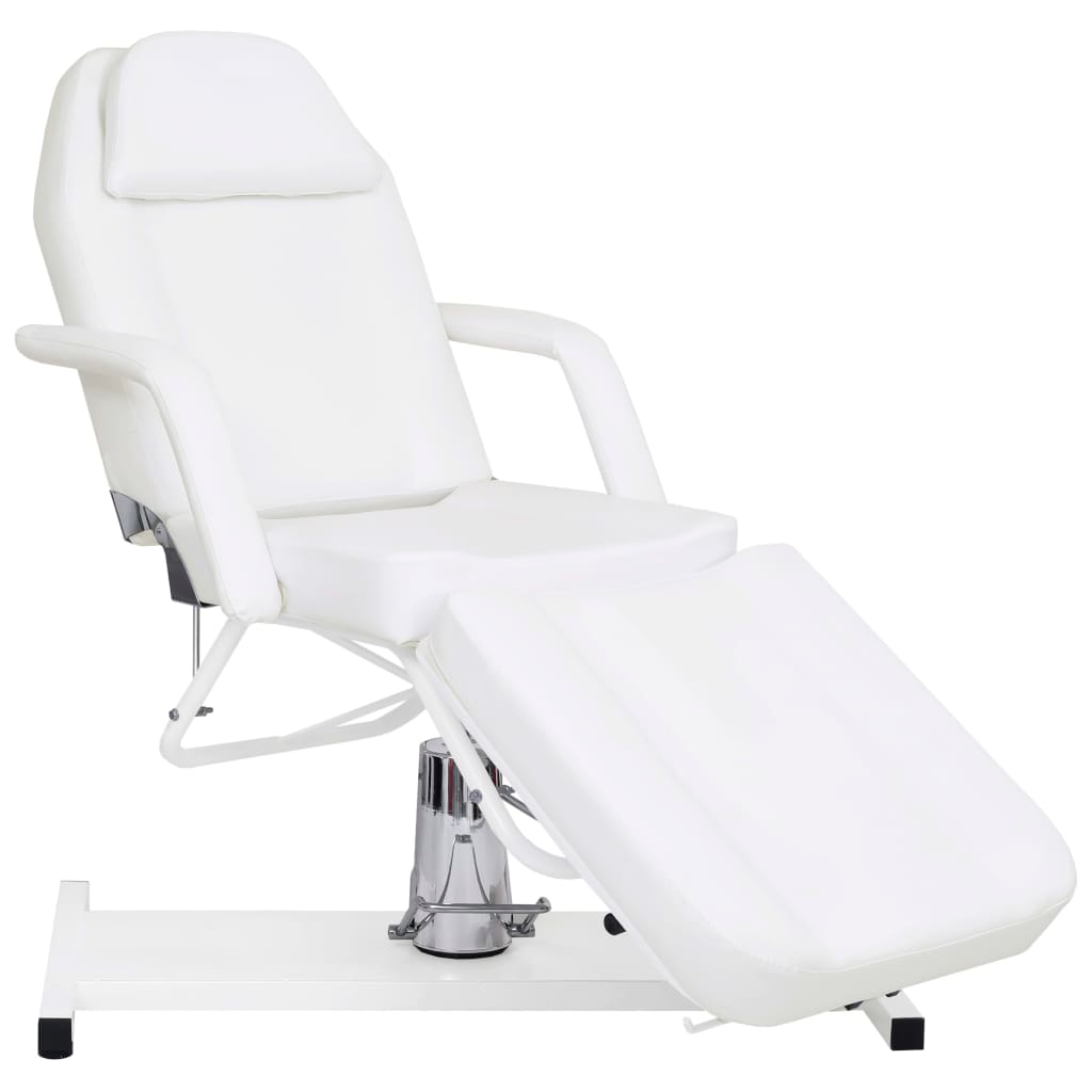 vidaXL Massage Table White 70.9"x24.4"x(34.3"-44.1")