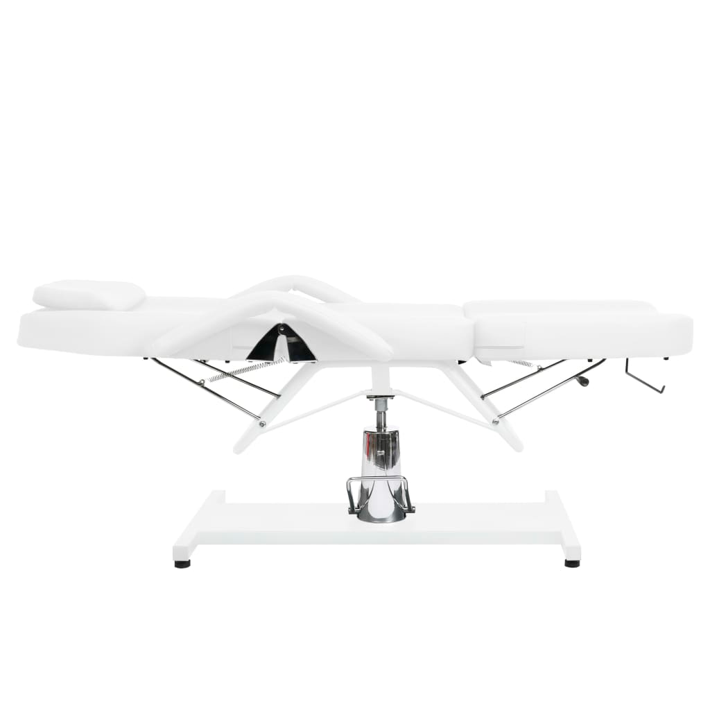 vidaXL Massage Table White 70.9"x24.4"x(34.3"-44.1")