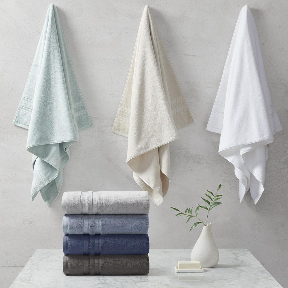 100% Cotton Feather Touch Antimicrobial Towel 6 Piece Set